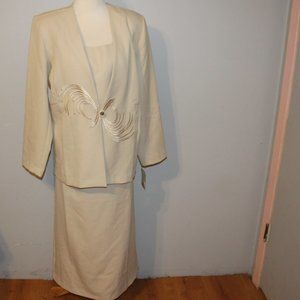 Vintage Pride & Joy Size 14 Skirt Jacket 2 Piece Skirtset